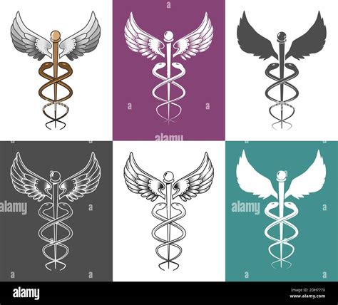 hermes plant symbol|snake and staff medical symbol.